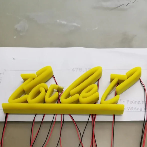 Wholesale LED Neon  Letters Neon Sign Light Lamp 3D Neon Letter for Advertising