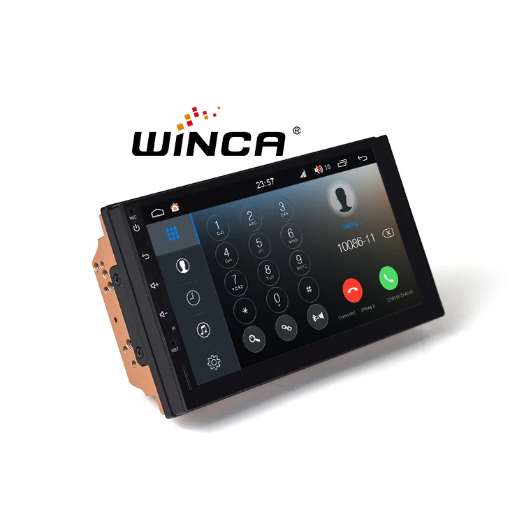
2021 New arrival OEM ODM car factory certification CE FCC bluetooth WIFI DSP WINCA Car video 