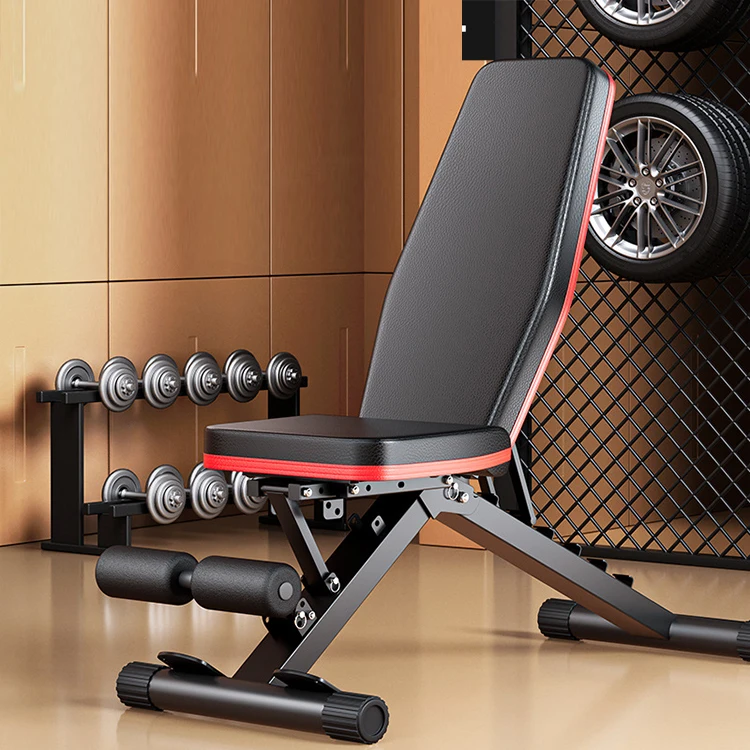 ZHOYA SPORT Commercial Gym Bench Flat Durable Fitness Multi Function Gym Fitness Equipment Home Use Adjustable Dumbbell Bench