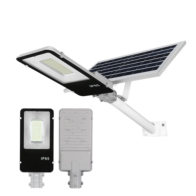 HUAPAI Remote control Ip65 waterproof outdoor SMD aluminum 100W led solar street light