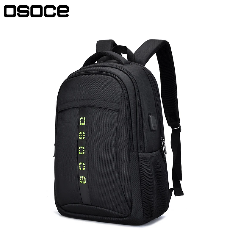 OSOCE S75 Factory Hot Selling School Bags  Business Laptop Backpack with USB customized  high quality  three large compartment
