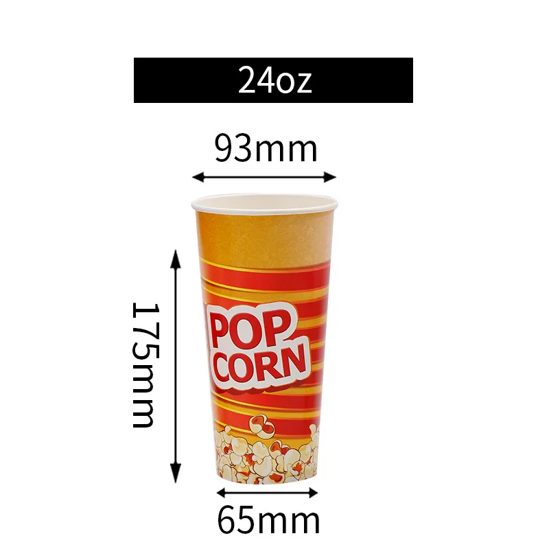 Custom wholesale disposable fast food packaging box fried chicken bucket thickened commercial family bucket popcorn bucket box