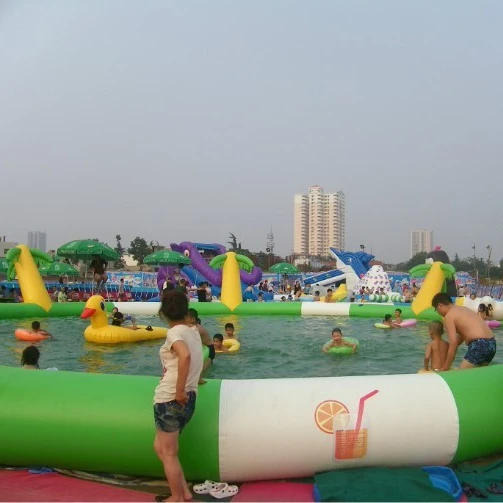 Factory Direct interactive game Round Large Inflatable Swimming Pool kids round inflatable swimming pool cheap price pool