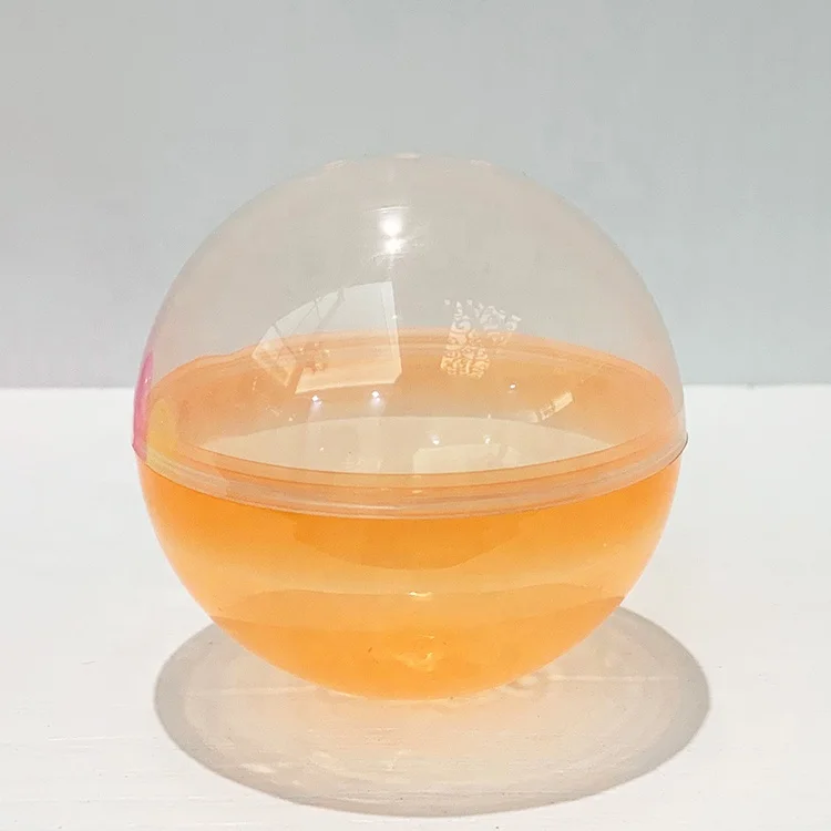 Cheap Price 75mm plastic openable balls toys empty capsule balls toys