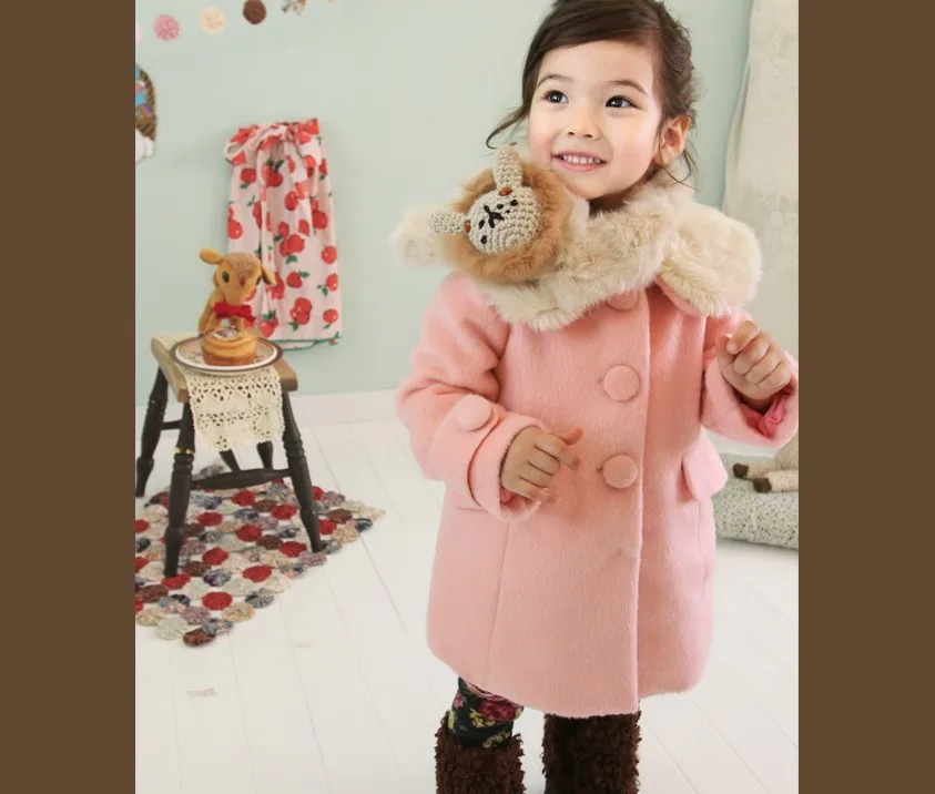 Hot Wholesale Kid Clothes Winter Warmer Fur Coat From China Suppliers