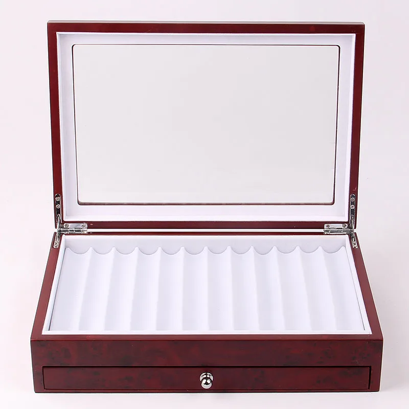 
Luxury Gift Pen Packaging Box 23 Slots Pen Organizer Box Wooden Pen Box Wholesale 