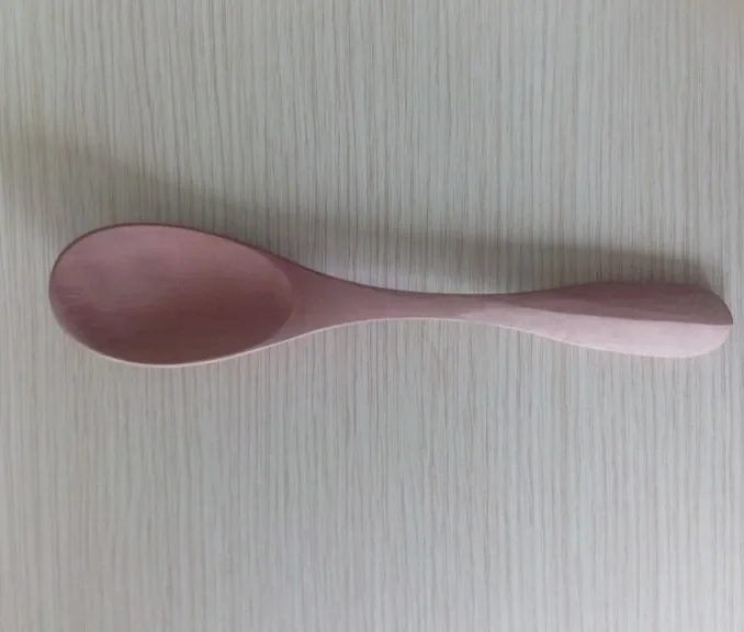 VIETNAM LONGAN WOOD SPOON Dinner Tableware Spoon Coffee Bean Measuring Scoop Tasting Ice Cream Spoon