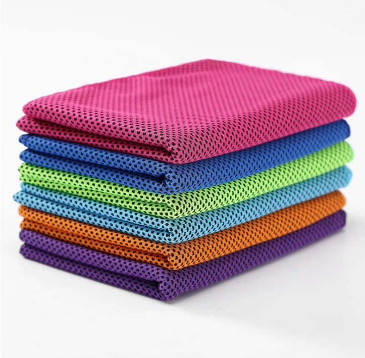 gym sweat cool towel microfiber Polyester ice sports cooling towels with custom logo