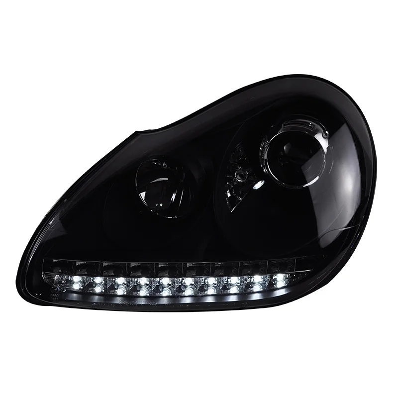 It is suitable for 03-06 for Cayenne LED headlamp assembly to refit Cayenne 19 led day light lens