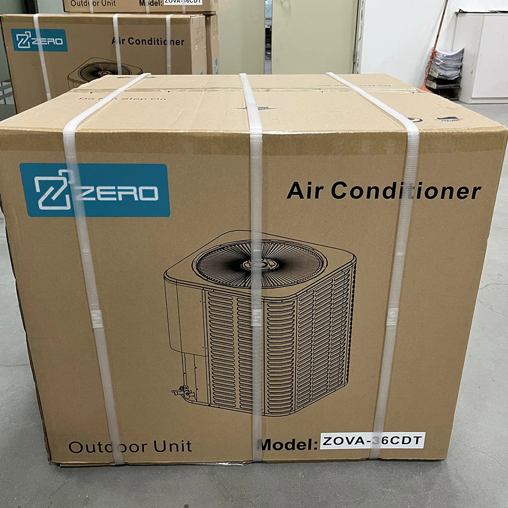 Zero Latam 13 Seer R410A on/off Cooling and Heating Air Conditioner 60Hz Top Discharge Condenser Inverter Air Handler Unit