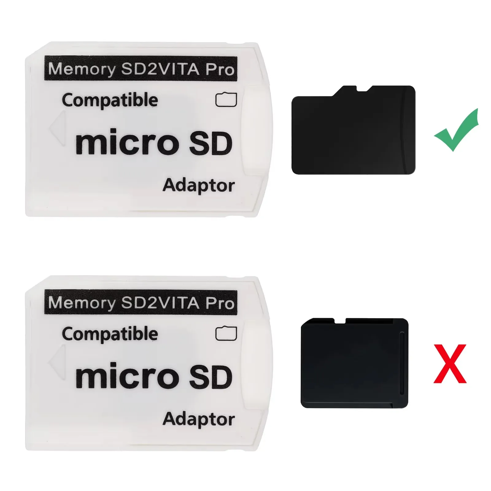 SD2Vita Pro Memory Card Adapter For PS Vita Micro SD Adapter For PSV1000/2000