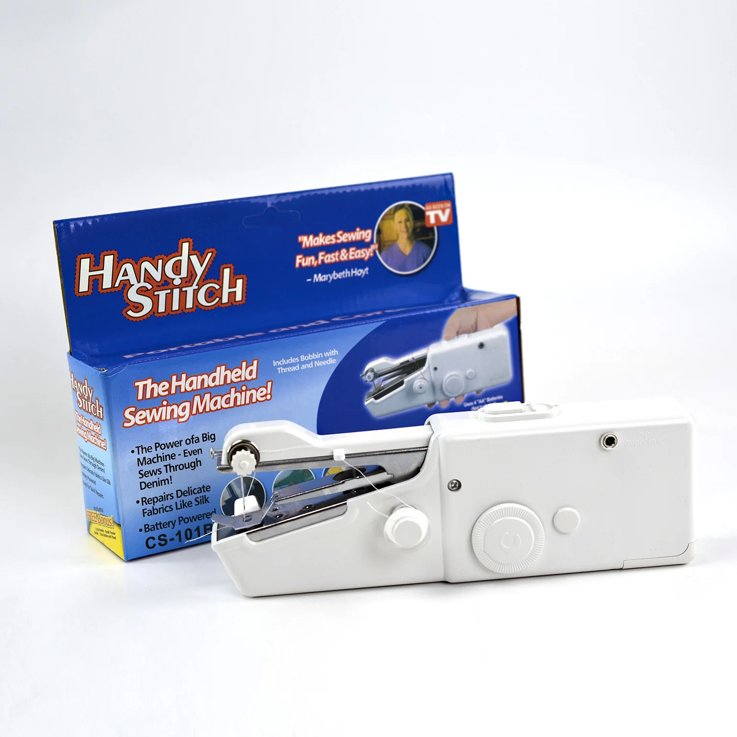Factory sale mini sewing machine easy stitch handy stitch sewing machine portable and cordless handy stitch needles for home use