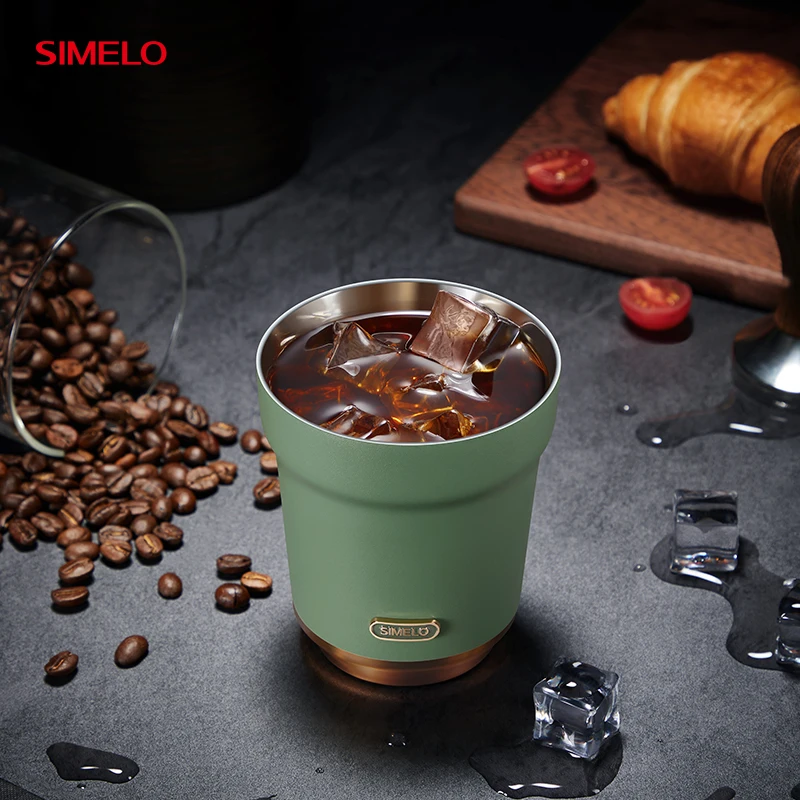 SIMELO Nordic Choice Milan 316L Vacuum Latte Cup 320ML Stainless steel coffee cup