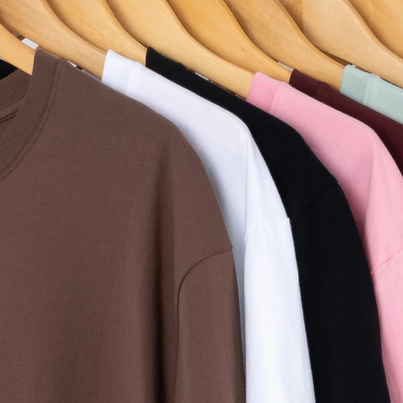 Wholesale Unisex Versatile Blank 100% Cotton Tshirt Custom High Quality Logo Print T shirts