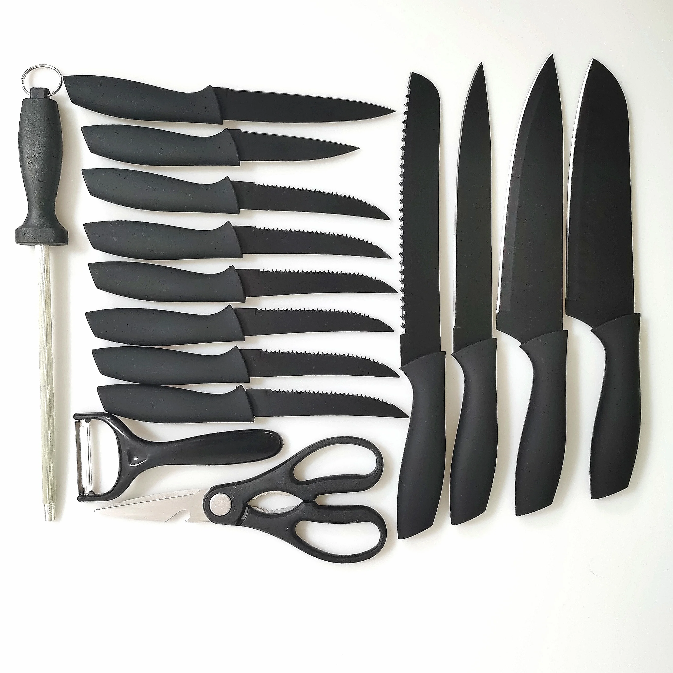 High-quality custom stainless steel kitchen knife set 16-piece kitchen knife set