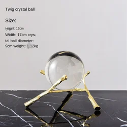 Table Living Room Gold Deer Accessories Other Luxury Home Decor Crystal Ball Decoration For Home Home Decor Interior Modern