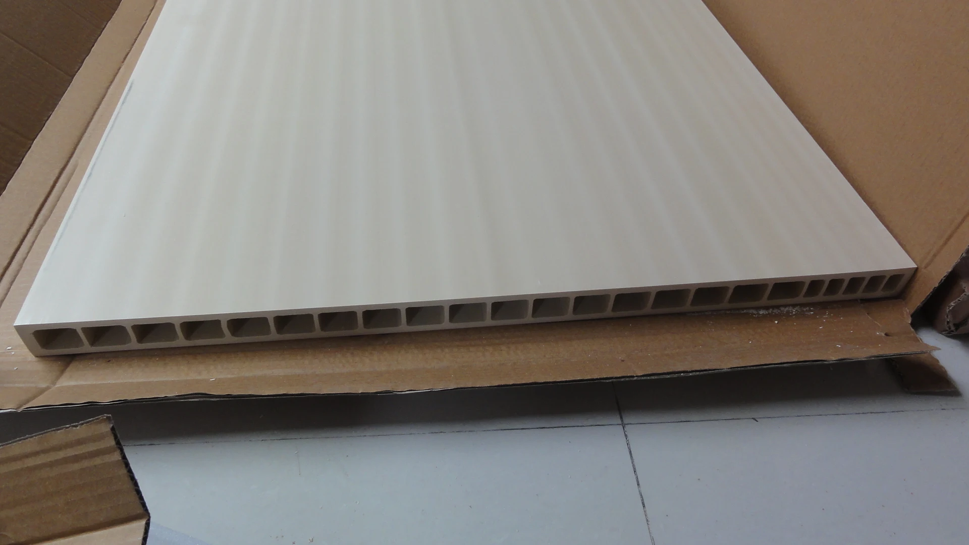 High quality wood plastic composite hollow door panel WPC profile for door use WPC door core width*thickness 640*45mm