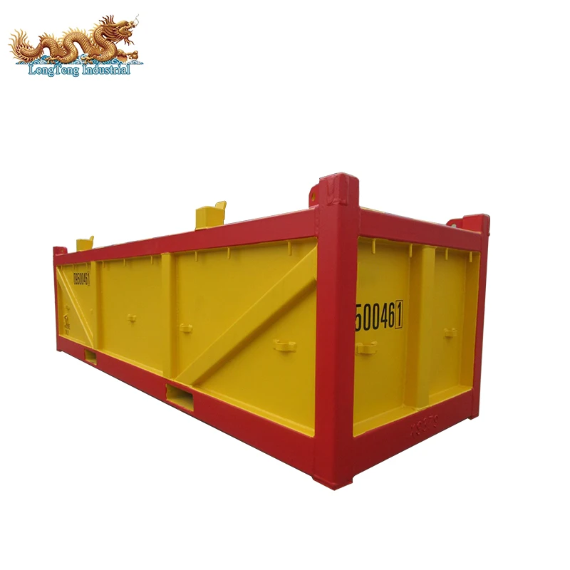 DNV 2 7-1 стандартная 12 футов dnv половинная высота открытая верхняя оффшорная грузовая корзина