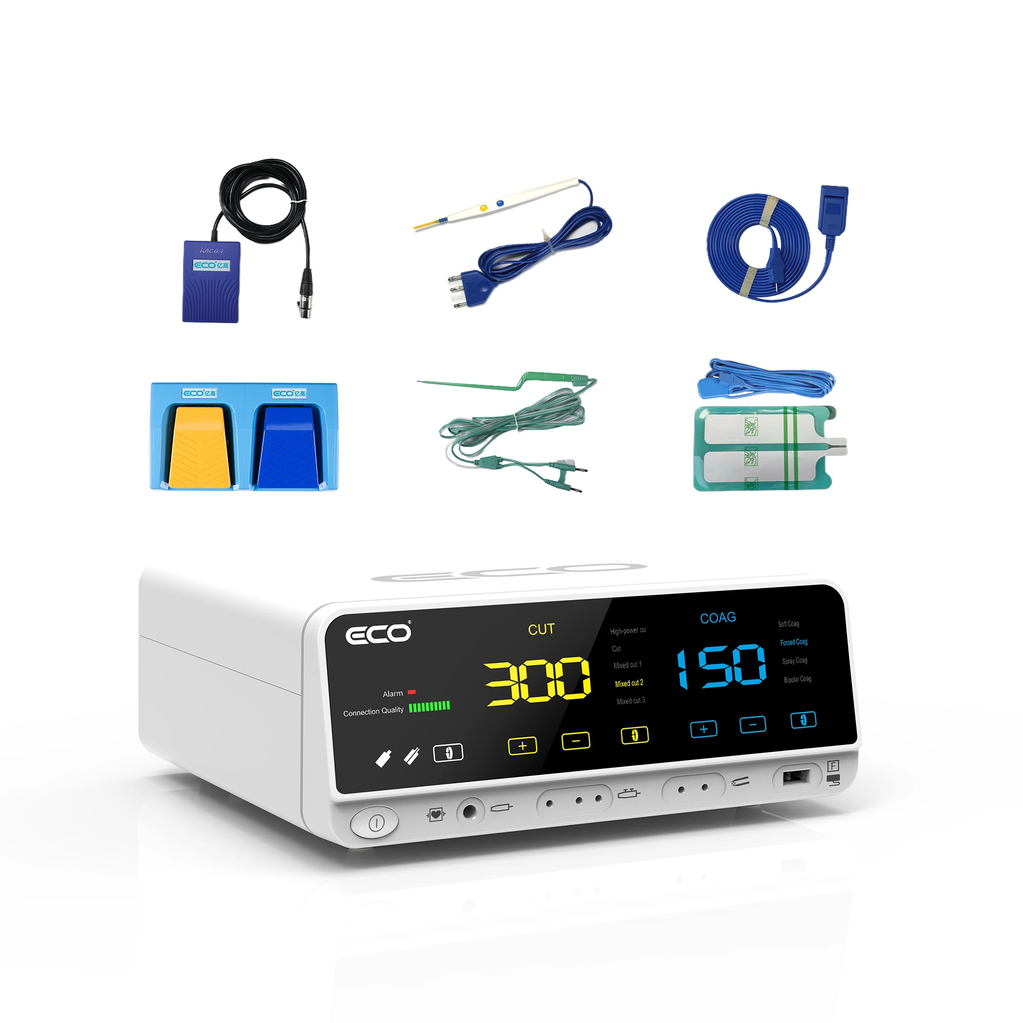 ESU electro surgical unit mono bipolar electrosurgery 300 watts diathermy machine