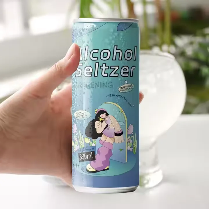 Оптовая продажа 330 мл консервированный 3% 5% алкогольный предварительно смешанный напиток водка фруктовый вкус твердый коктейльный