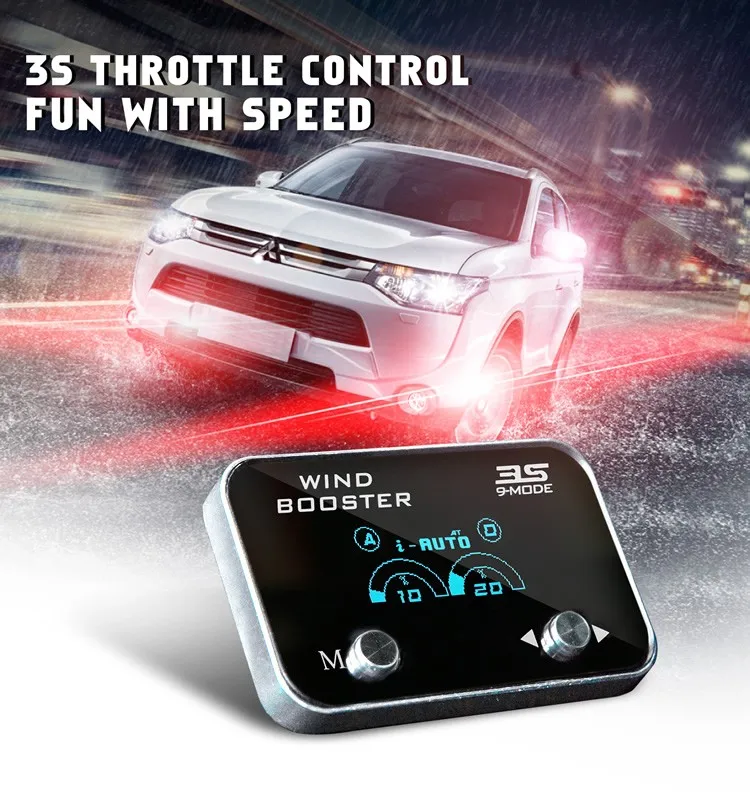 Windbooster Intelligent Pedal Box Car Speed Control Booster Throttle Response Controller For All Models Car
