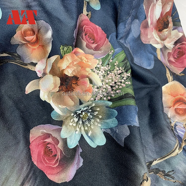 Various Good Quality Fabric Como Crepe Vietnam Hijab Como Crepe Embroidery