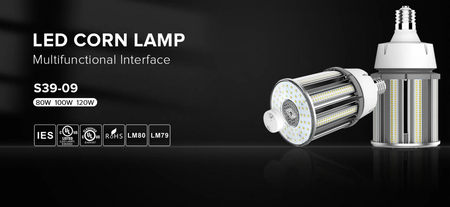 12 watt 80w 100 watt e40 smd corn led light bulb IP64 5000K daylight e27 led corn bulb street light