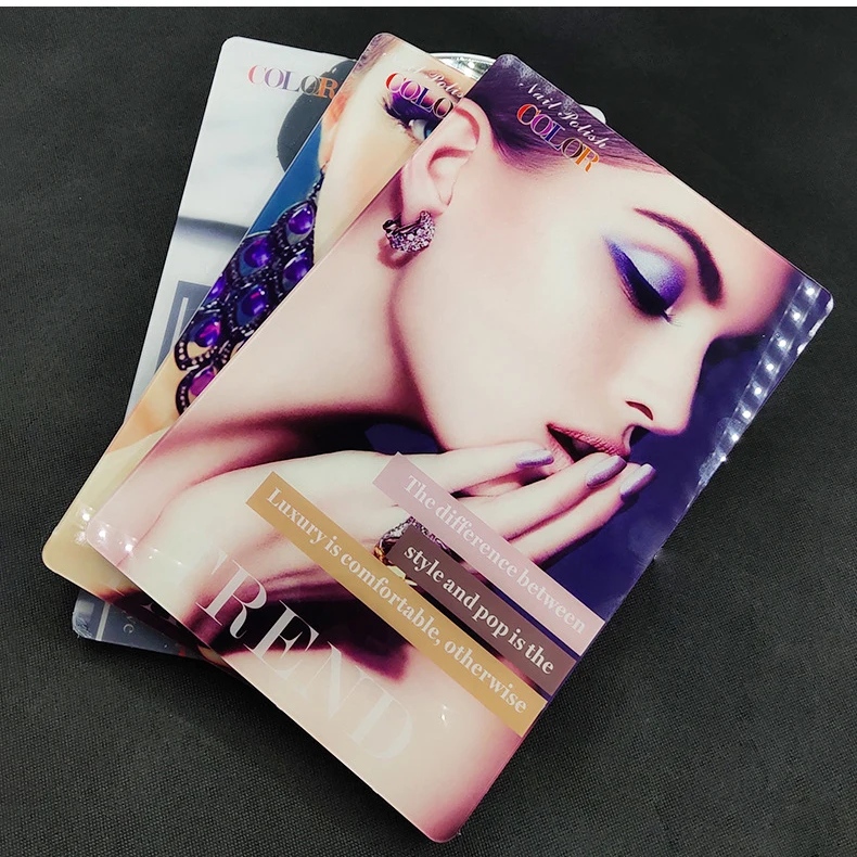 New Embedded 270 Colors Nail Books Manicure Display Card Chart Polish Color Nail Gel Display Book For Nail Salon