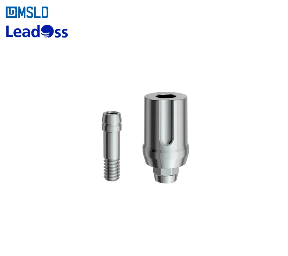 MSLD LeadOss Dental Implant abutment Milling Abutment tissue level compatible with straumann ITI titanium based
