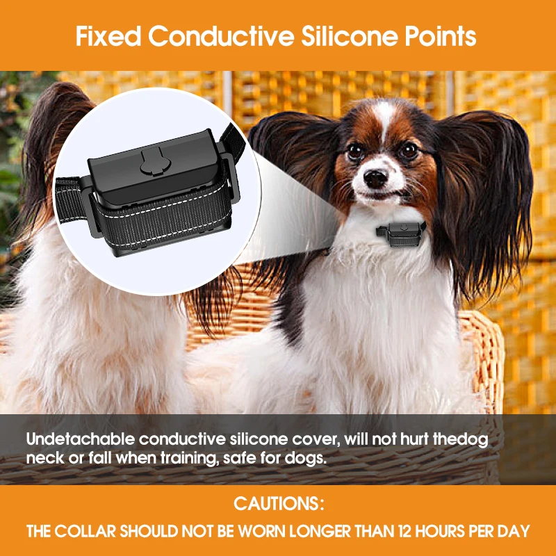 Dual 2 In 1 Remote Dog Training Collar And Electric Beeper Shock Dog Collar Control Electric Dog Training Collar