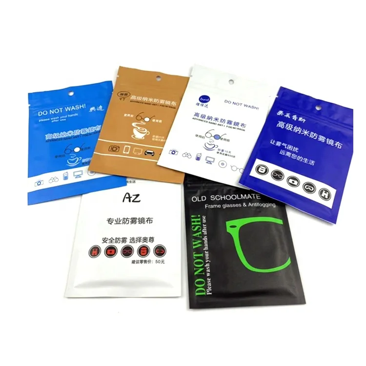 Super water-soluble kids eyeglasses anti-fog cloth cheap dry anti fog cleaning cloth windshield