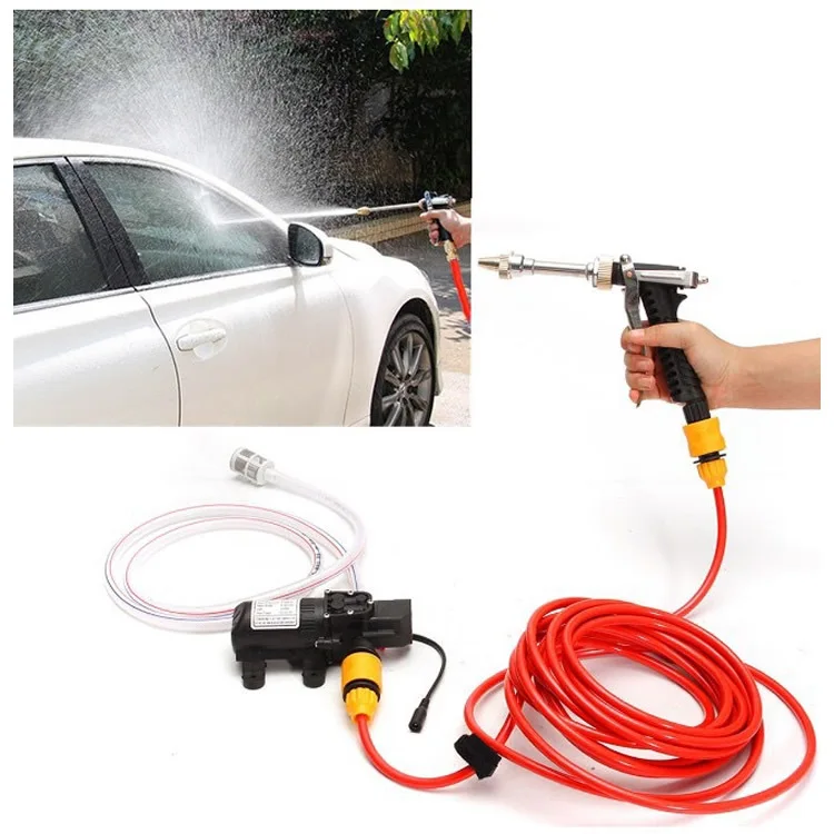 High Pressure Electric Self-Priming Portable Car Wash Pump 12V High-Pressure Car Washer Car Washing Machine