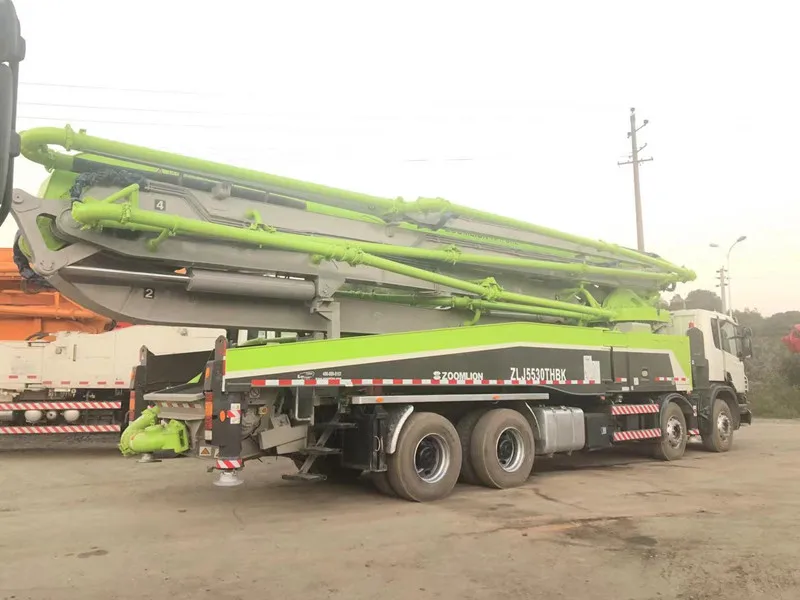 Low Price Used Construction Machinery Zoomlion Concrete Boom Pump Truck 56 Meter Concrete Pumping Machine For Sale
