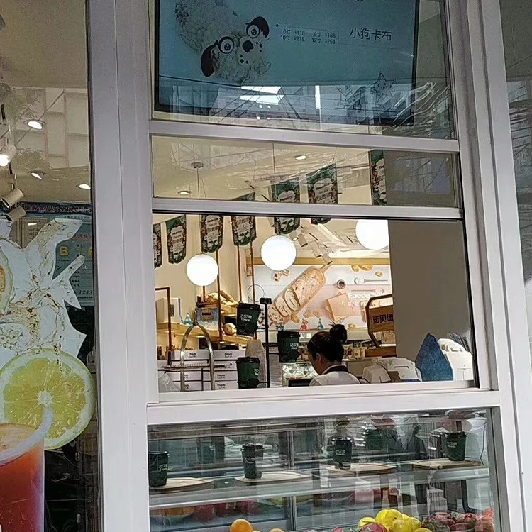 Custom Aluminum alloy ventilation sash window Lift up and down windows oem schuco windows with The restaurant