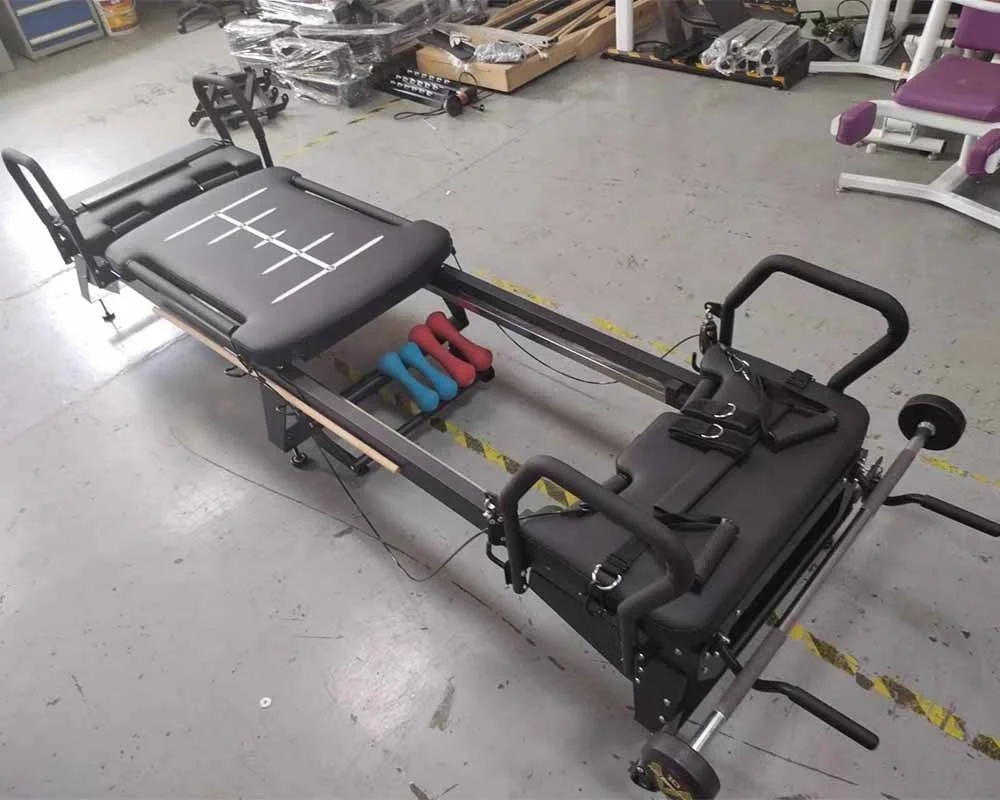 Wholesale SKP01  Pilates Reformer Studio Excise Pilates Bed MEGA FORMER Aluminum Pilates Reformer Machine for yoga studio