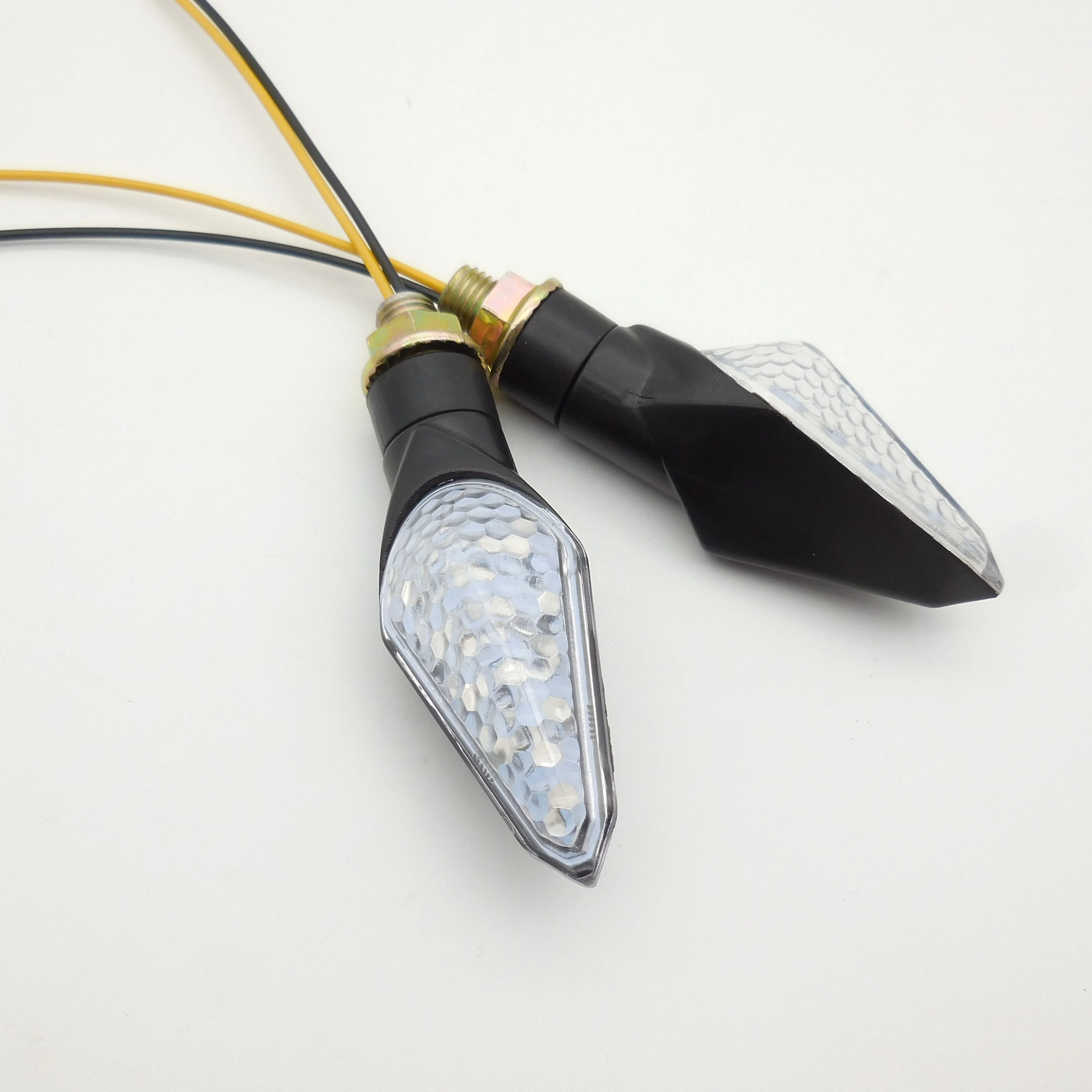 Universal Motorcycle LED Indicator Turn Signal 12V ATV eBike Motorbike Scooter LED Blinker Amber Lamp