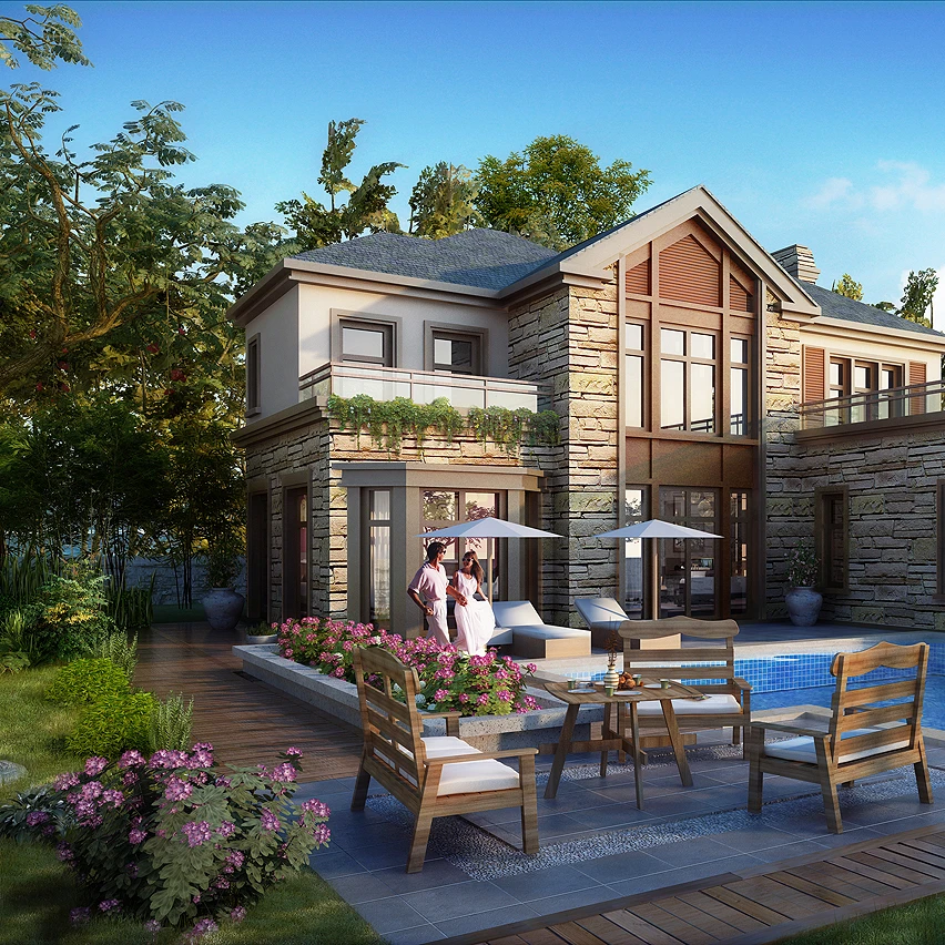 Professional Architectural Rendering Australian 3D villa Interior Design