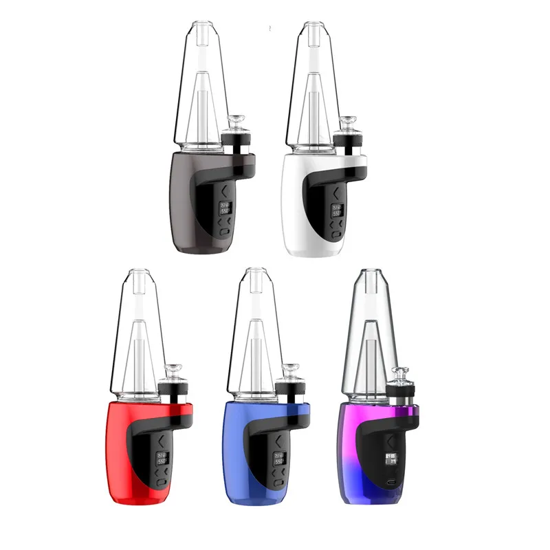 Electric Dab Rig Dabcool T2 Digital Temp Kit 1500mah Battery Heat Settings Enail Wax Concentrate Shatter Budder Dabbing Rigs