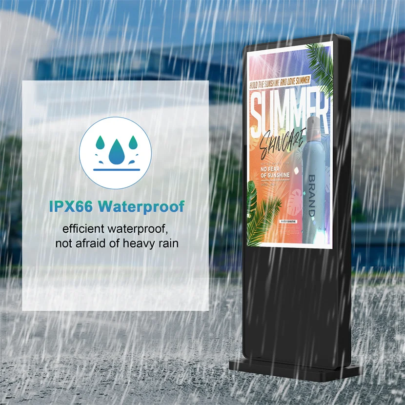 Ready Stock Floor Stand Indoor Outdoor LCD Digital Signage Billboard Kiosk Touch Screen Display Lcd Advertising Display Outdoor