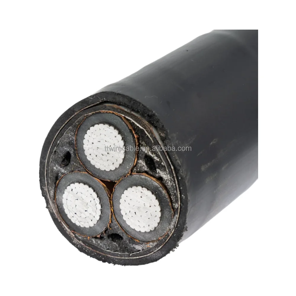 Yjlv Yjlv32 0.6/1kv Single 1 2 3 4 5 Core XLPE PVC Swa Armored Underground Aluminium Power Cable
