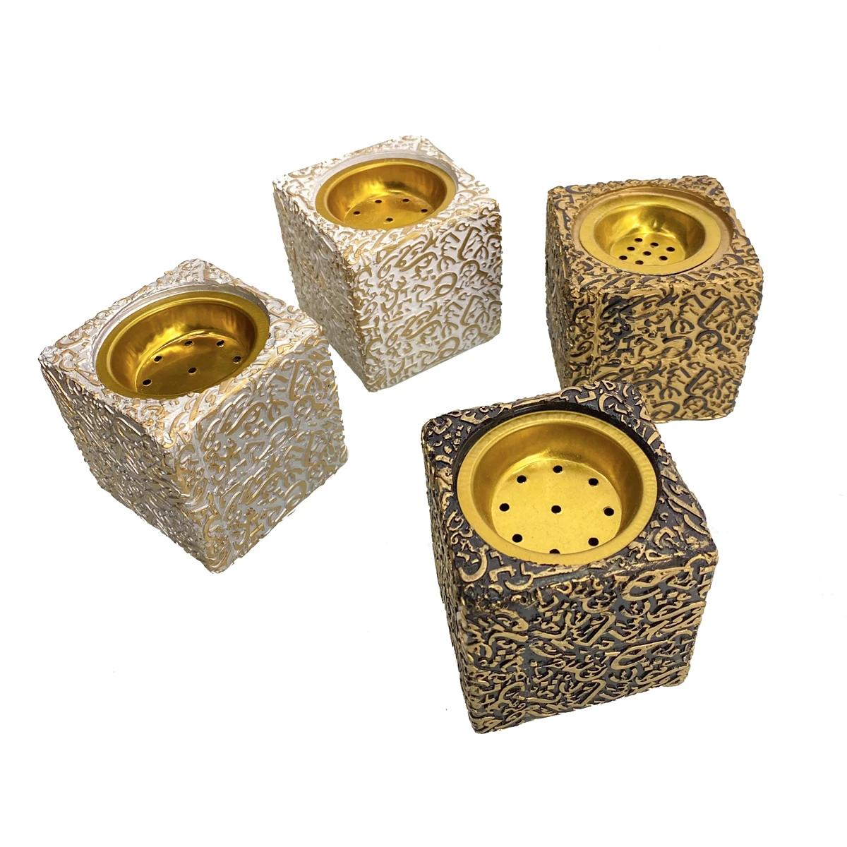 Resin Square shape  Arabic Style Incense Burner use for home and office