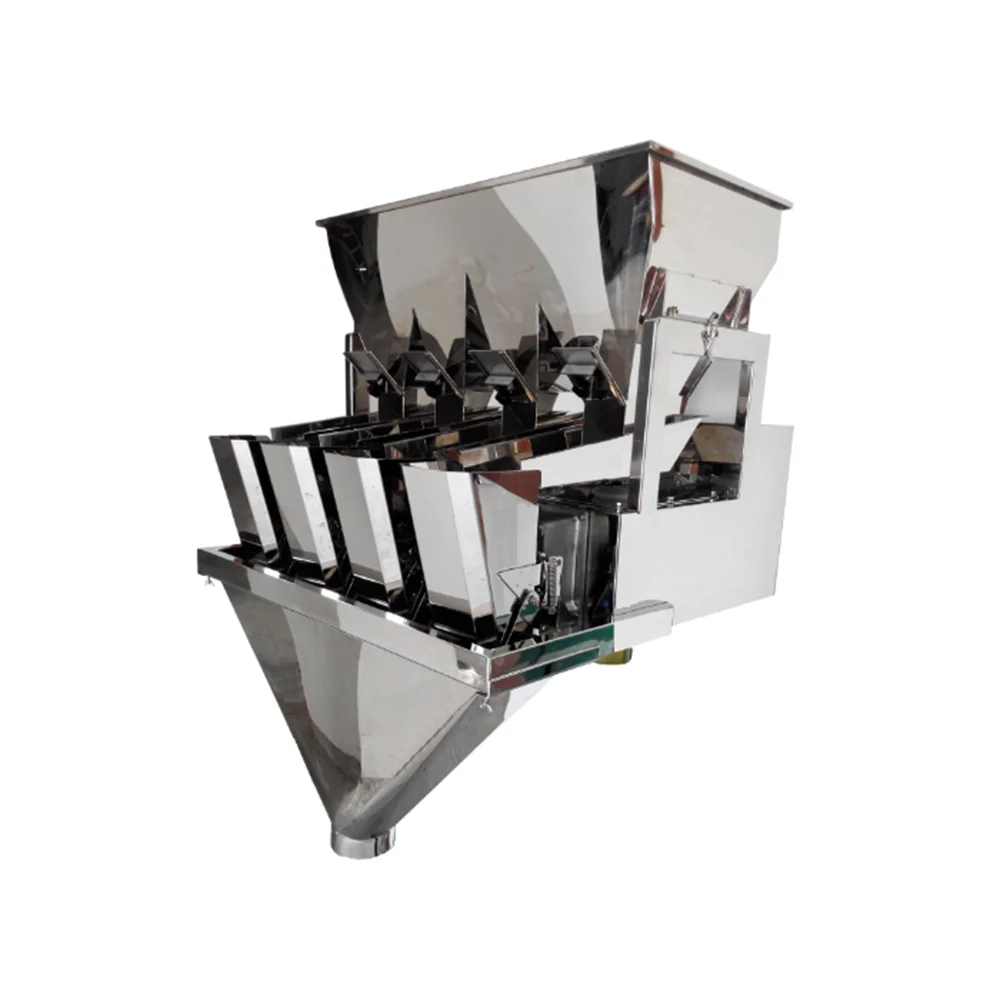 hzpk 1kg automatic food tea spice particle powder combination multihead weighing filling multi-function packaging machine