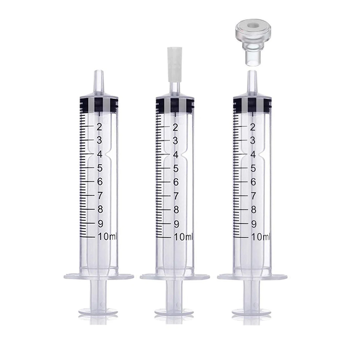 10ml Plastic Syringe with Extraction Adapter Perfume Refill Tool Perfume Decanting Supplies for Travel Empty Perfume Bottle