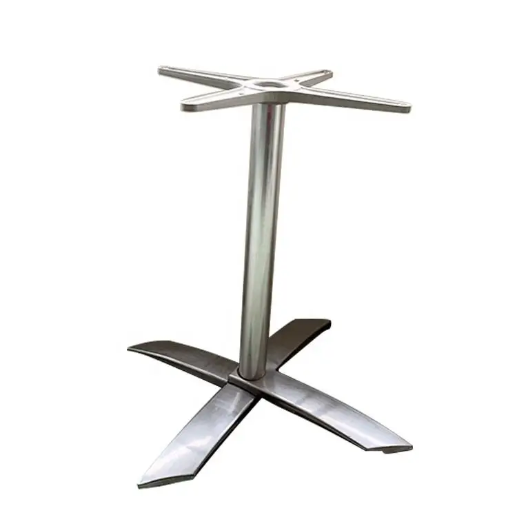 Modern newest design furniture home Decorative table base Cross shaped High low foot fittings