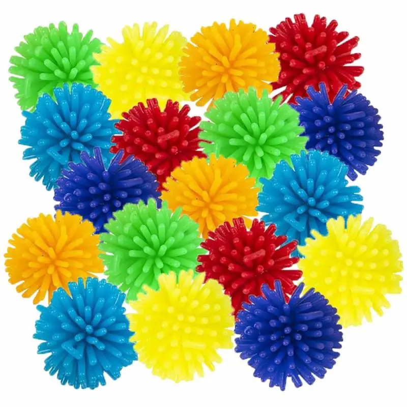 Spiky Massage Balls for Kids Mini Soft Sensory Balls in Various Vibrant Colors Calming Sensory Fidget Toys
