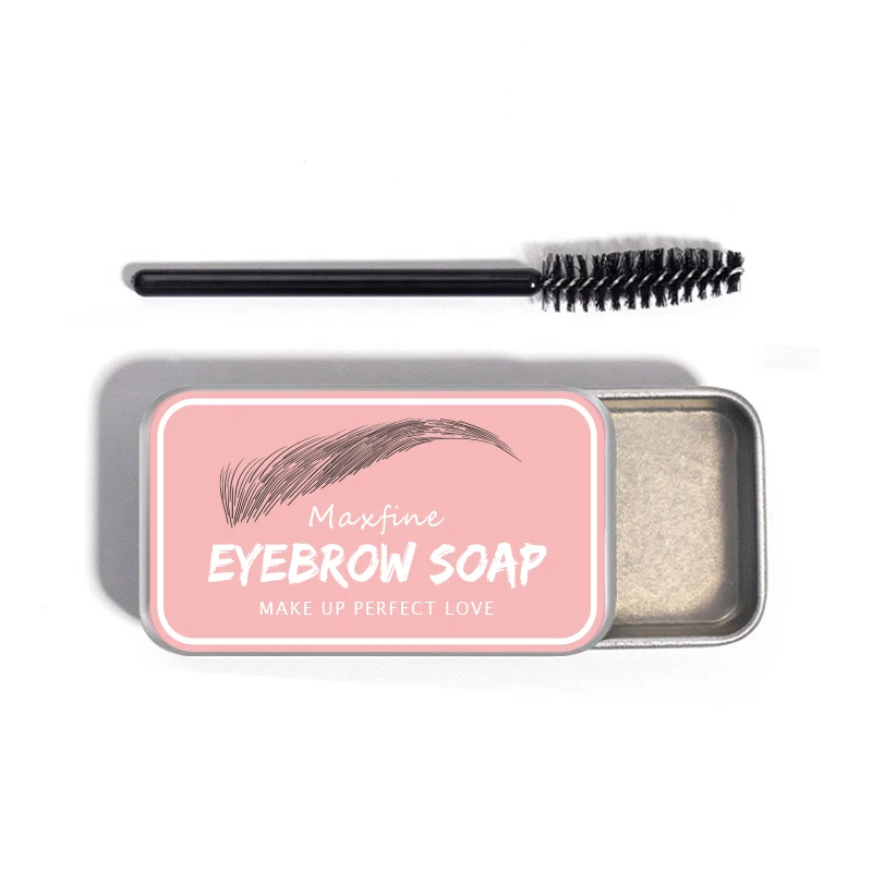 OEM Private Label Clear Eye Brow Gel Soap Tinted Eyebrow Styling Soap Wax Eyebrow Soap With Eyebrow Brush