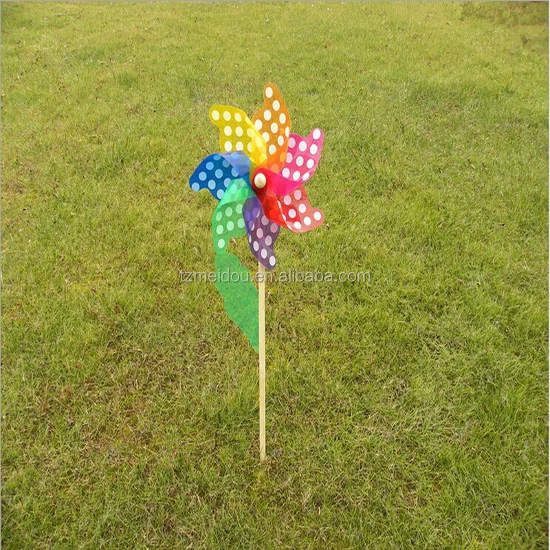 Supplier quality wind spinner pinwheel wooden windmill for kids toy