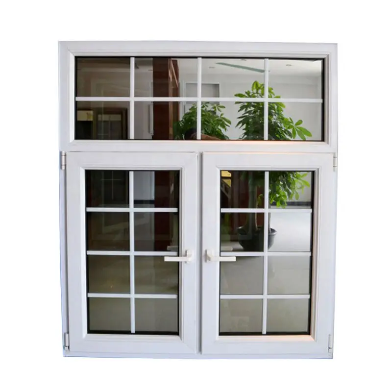 Hurricane impact resistance laminated glass upvc casement windows factory