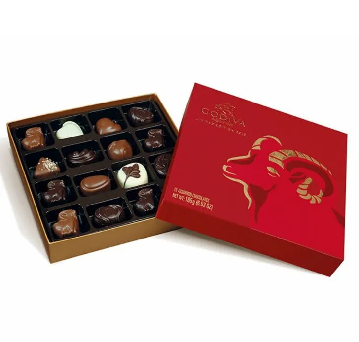 Chocolate Packaging Rigid paper box For Wedding Party Favors Folding Packing Candy Gift Paper Box