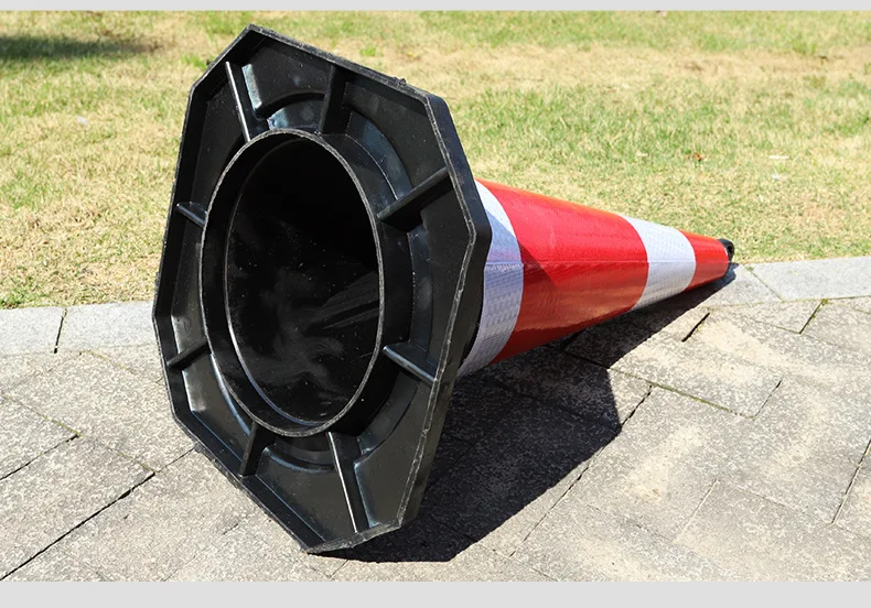 Plastic Collapsible Retractable Traffic Cone Connect Bars  Reflective Traffic cone